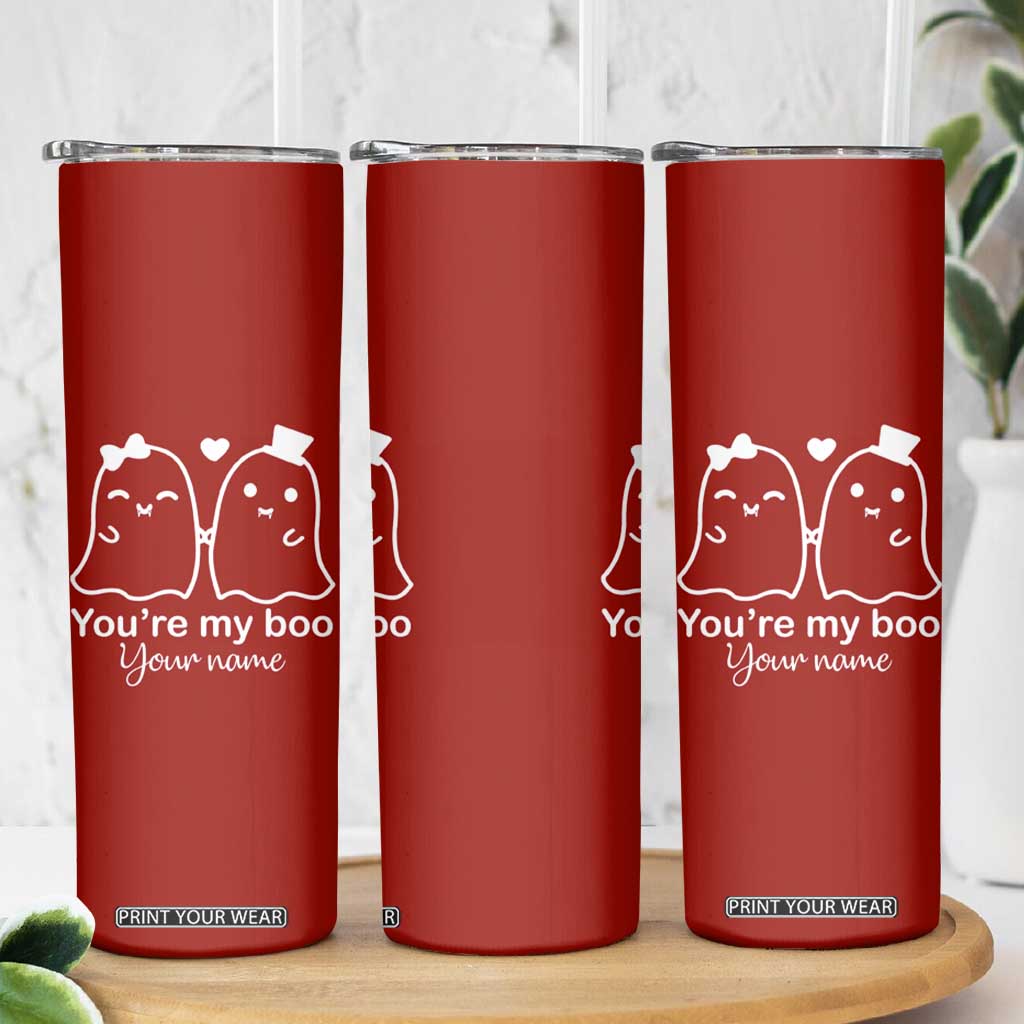 Personalized Gift For Her Skinny Tumbler You're My Boo Halloween Christmas Valentines Birthday Gifts TB10 Print Your Wear