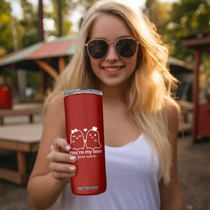 Personalized Gift For Her Skinny Tumbler You're My Boo Halloween Christmas Valentines Birthday Gifts TB10 Print Your Wear