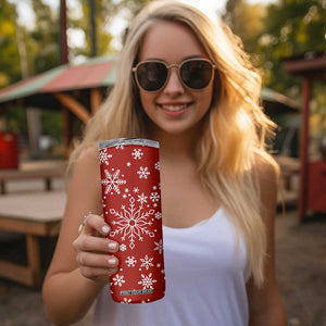 Personalized Christmas Skinny Tumbler Custom Name Xmas Gifts for Mom Her Coworkers TB10 Print Your Wear