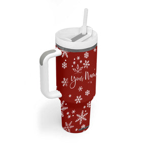 Personalized Christmas Tumbler With Handle Custom Name Xmas Gifts for Mom Her Coworkers TB10 Print Your Wear
