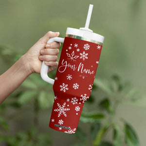 Personalized Christmas Tumbler With Handle Custom Name Xmas Gifts for Mom Her Coworkers TB10 Print Your Wear