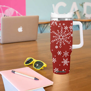 Personalized Christmas Tumbler With Handle Custom Name Xmas Gifts for Mom Her Coworkers TB10 Print Your Wear