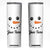 Personalized Christmas Skinny Tumbler Custom Name Xmas Gift Snowman Face Family Matching Set TB10 White Print Your Wear