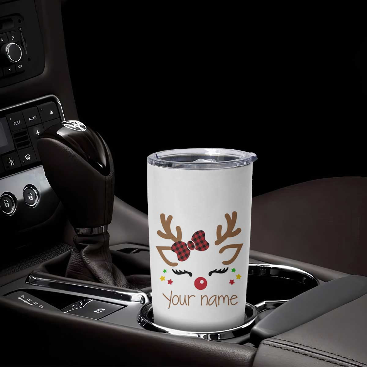Personalized Christmas Tumbler Cup Custom Name Xmas Gift For Kids Girls Face Family Matching Set TB10 Print Your Wear
