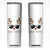 Personalized Christmas Skinny Tumbler Custom Name Xmas Gift For Kids Boys Family Matching Set Reindeer Face TB10 White Print Your Wear