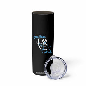 Personalized Vet Tech Skinny Tumbler Custom Name Veterinarian Gifts TB10 Print Your Wear