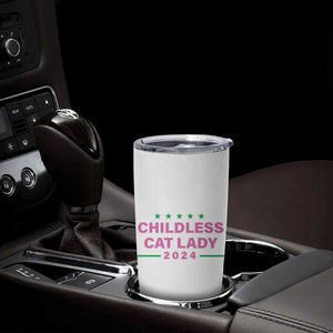 Harris 2024 Tumbler Cup Childless Cat Lady, Ladies for Kamala TB10 Print Your Wear