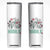 Harris 2024 Skinny Tumbler Kamala Madam President Flowers TB10 White Print Your Wear