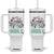 Harris 2024 Tumbler With Handle Kamala Madam President Flowers TB10 One Size: 40 oz White Print Your Wear