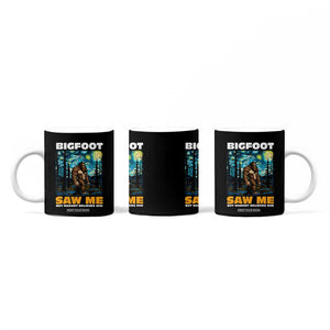 Funny Bigfoot Gifts Coffee Mug Retro Sasquatch Starry Night Van Gogh Sky Painting TB10 Print Your Wear
