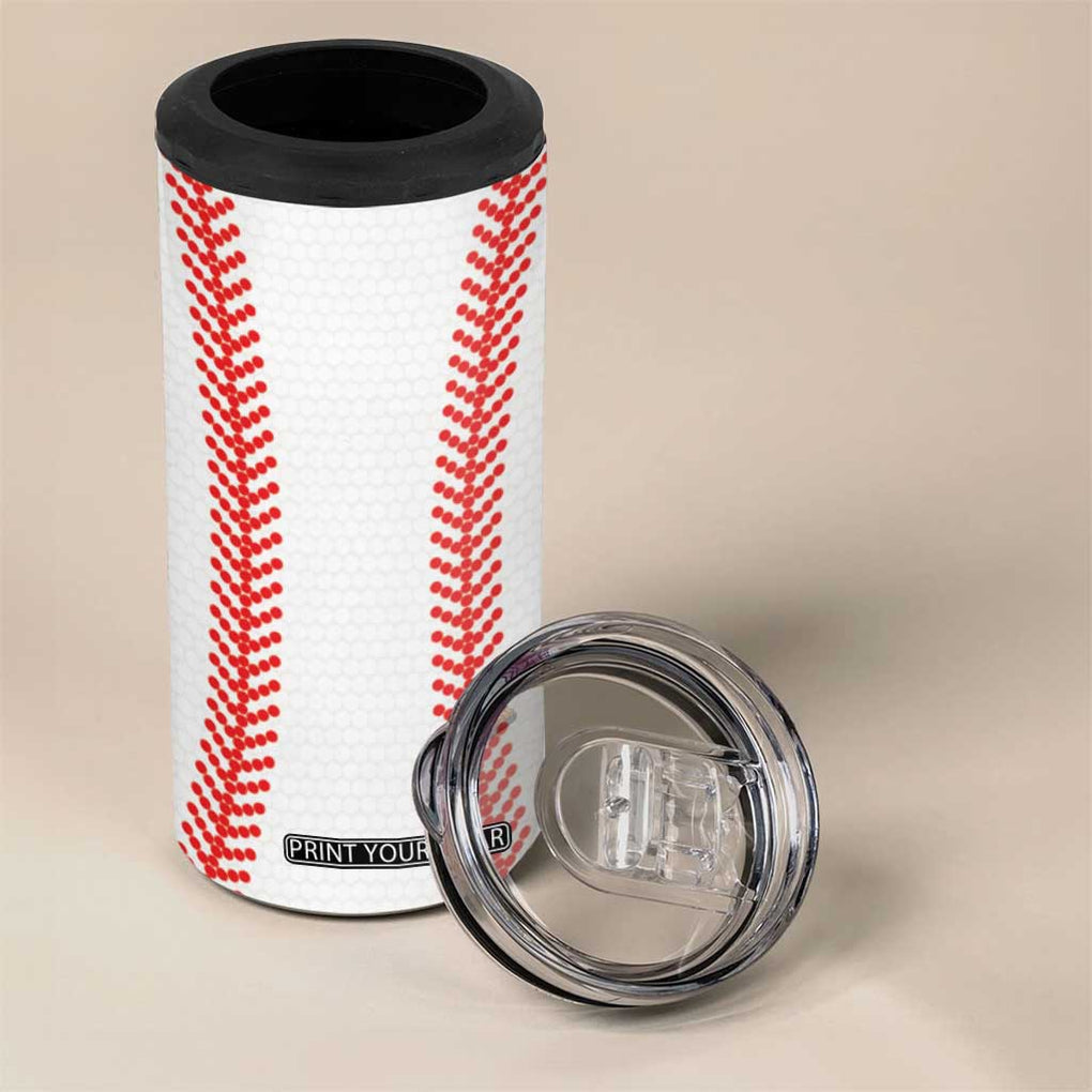 Baseball 4 in 1 Can Cooler Tumbler Sports Gameday Baseball Gifts Sports Lovers Fan Players Coach TB10 Print Your Wear
