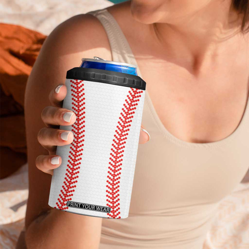 Baseball 4 in 1 Can Cooler Tumbler Sports Gameday Baseball Gifts Sports Lovers Fan Players Coach TB10 Print Your Wear