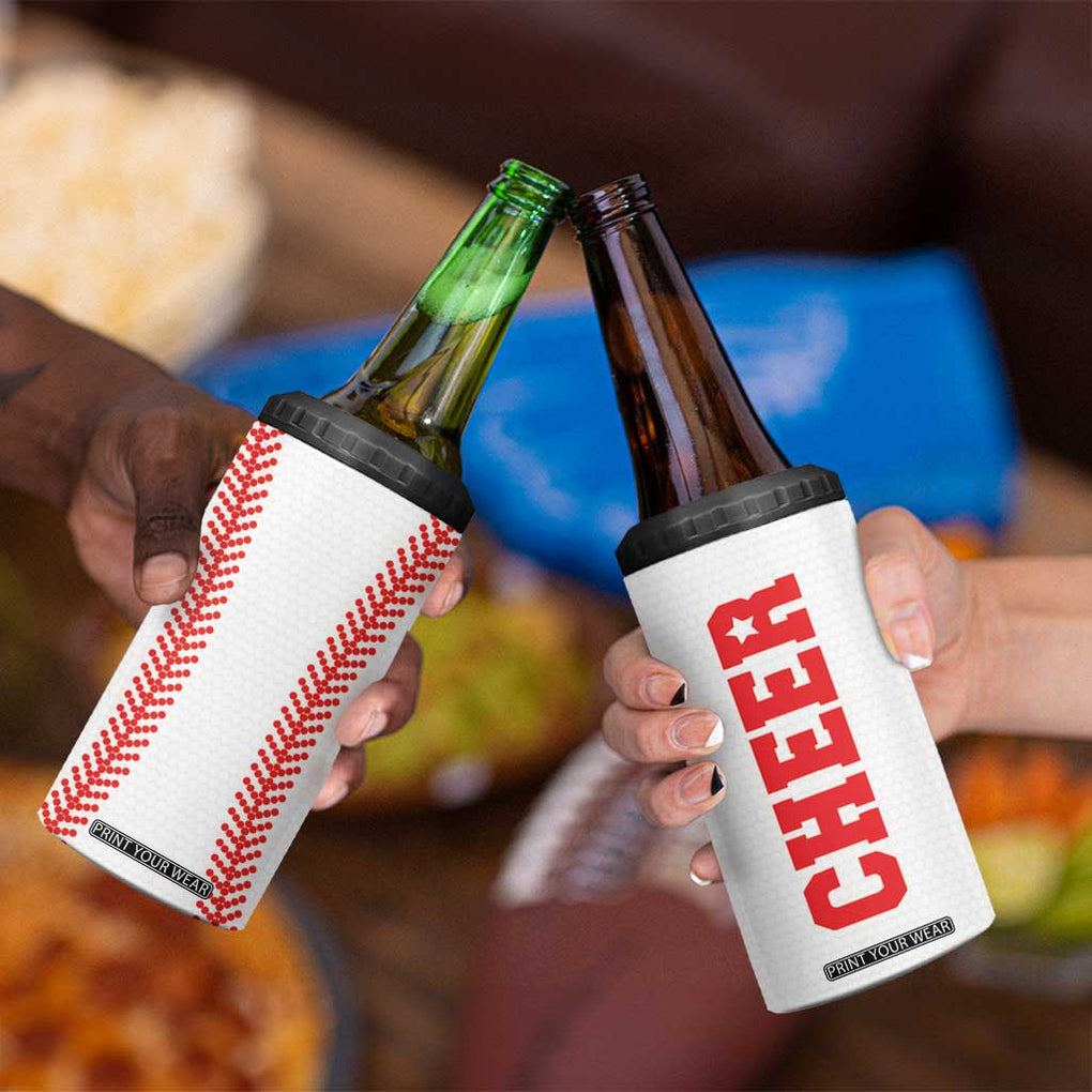 Baseball 4 in 1 Can Cooler Tumbler Sports Gameday Baseball Gifts Sports Lovers Fan Players Coach TB10 Print Your Wear