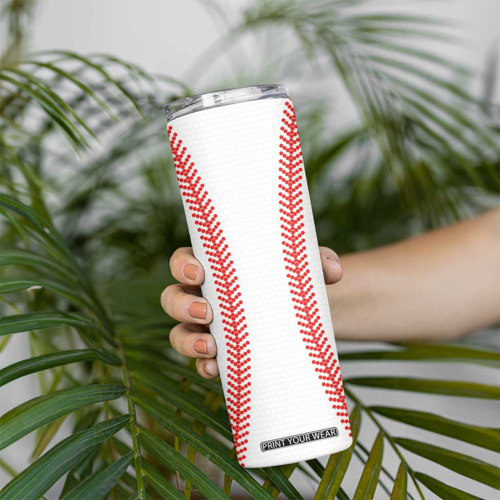 Baseball Skinny Tumbler Sports Gameday Baseball Gifts Sports Lovers Fan Players Coach TB10 Print Your Wear