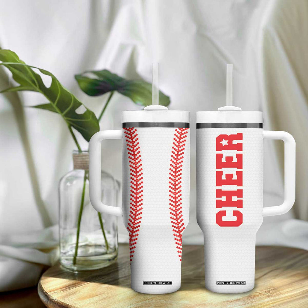 Baseball Tumbler With Handle Sports Gameday Baseball Gifts Sports Lovers Fan Players Coach TB10 Print Your Wear