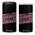 Breast Cancer Awareness 4 in 1 Can Cooler Tumbler Warrior Not a Worrier Inspirational Words TB10 One Size: 16 oz Black Print Your Wear