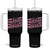 Breast Cancer Awareness Tumbler With Handle Warrior Not a Worrier Inspirational Words TB10 One Size: 40 oz Black Print Your Wear