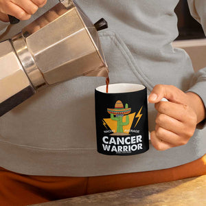Funny Cancer Fighter Coffee Mug Inspirational Quote Chemo Patient Gift Nacho Average Cancer Warrior TB10 Print Your Wear
