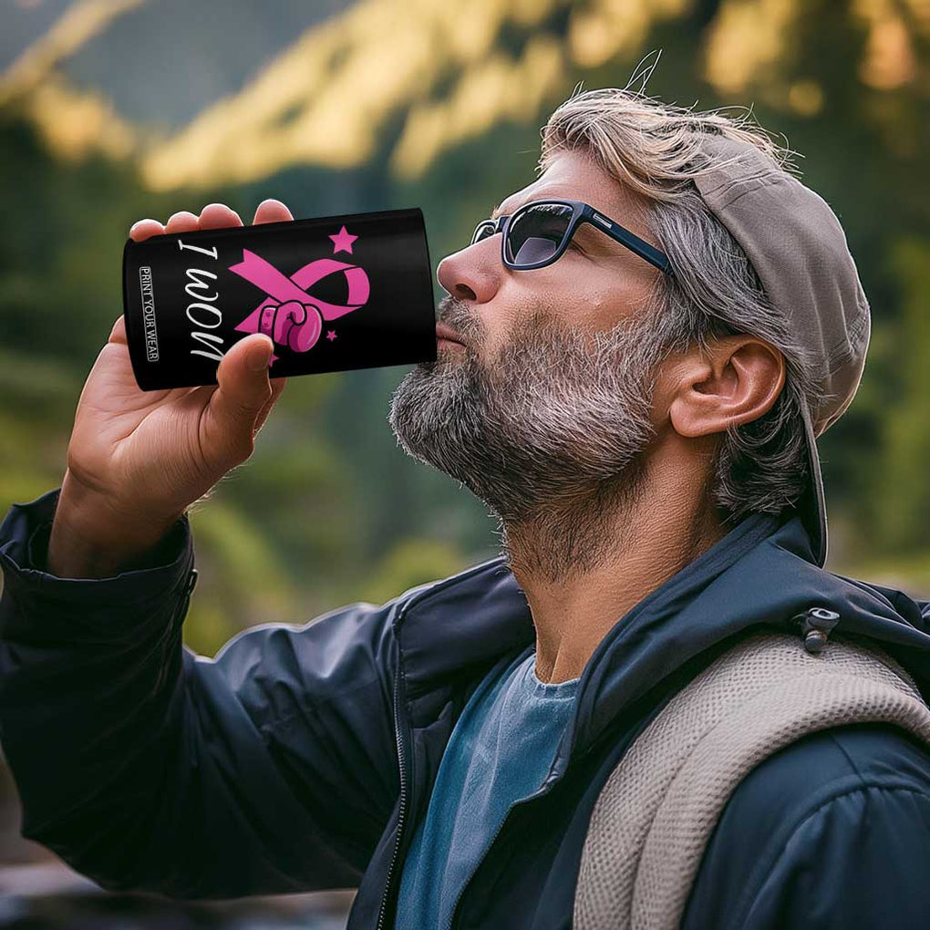 Breast Cancer Awareness 4 in 1 Can Cooler Tumbler Pink Ribbon Support The Fighters TB10 Print Your Wear