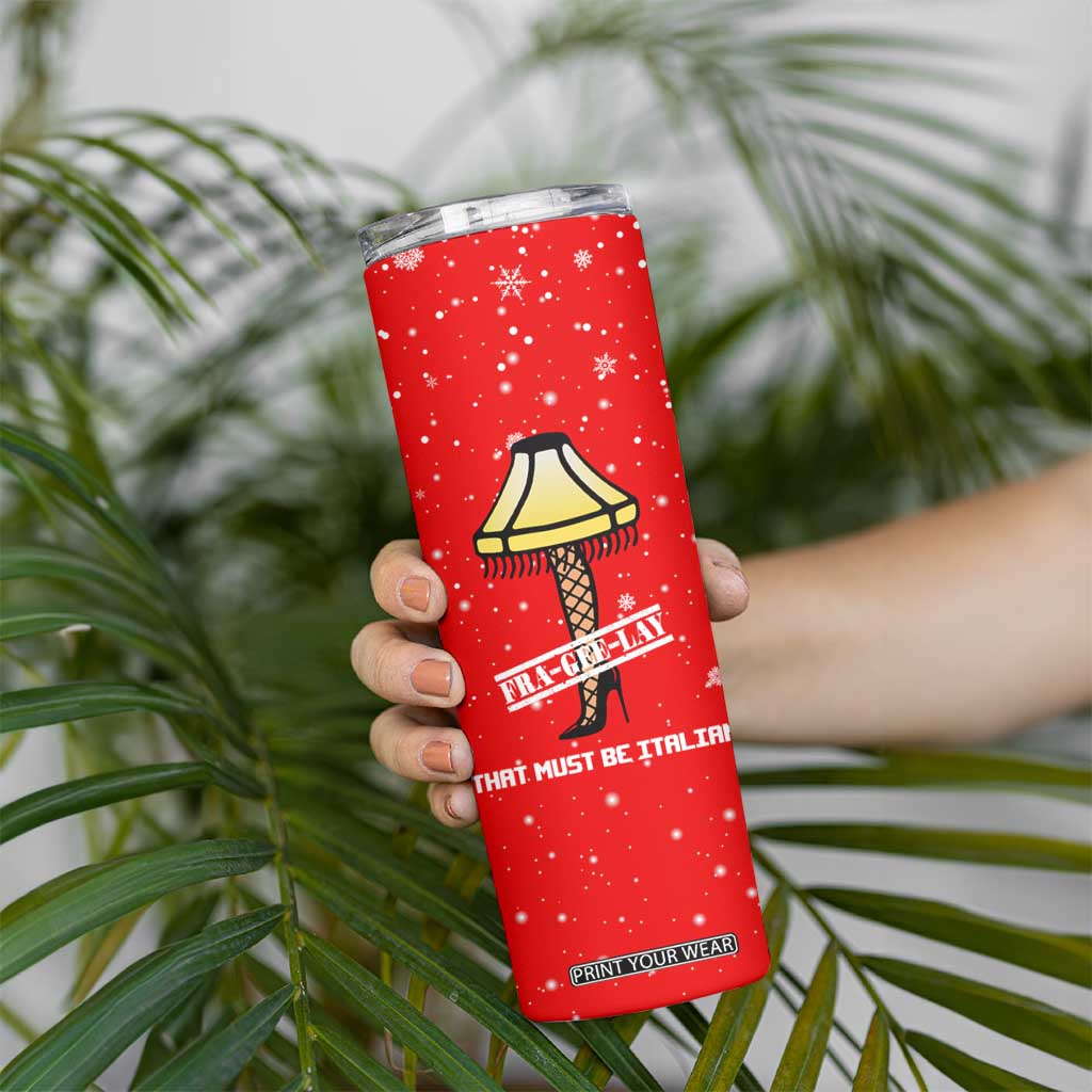 Funny Christmas Skinny Tumbler Gifts for Women Men Coworkers Frageelay TB10 Print Your Wear