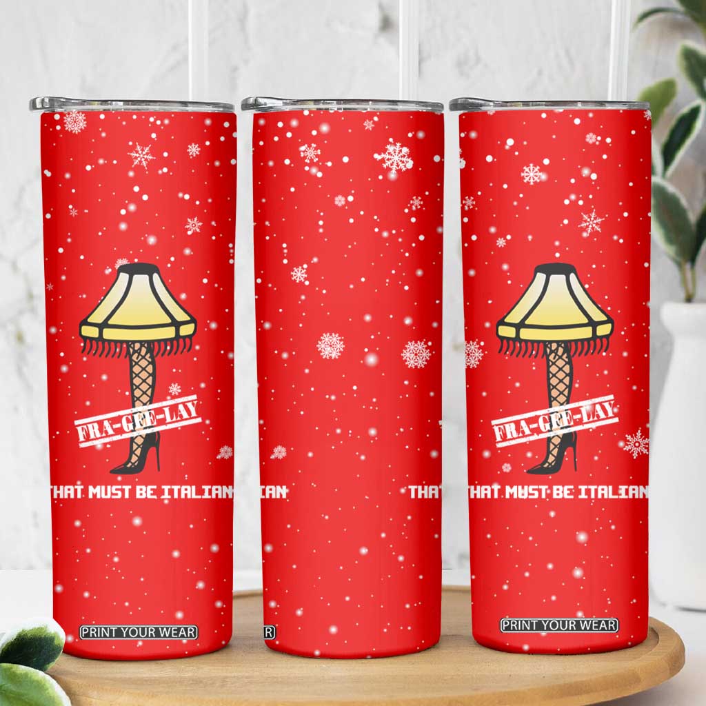 Funny Christmas Skinny Tumbler Gifts for Women Men Coworkers Frageelay TB10 Print Your Wear
