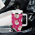 Personalized Christmas Tumbler With Handle Custom Name Pink Santa Claus Retro Xmas Gifts TB10 Print Your Wear