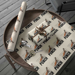 Team Punch Monkey Wrapping Paper Roll Viral Trend Baby Monkey Meme TS14 Beige Print Your Wear