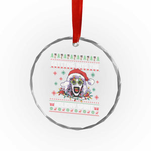 Terrifier Santa Christmas Crystal Glass Ornament Getting Into The Holiday Spirit Horror Movie TS14 Print Your Wear
