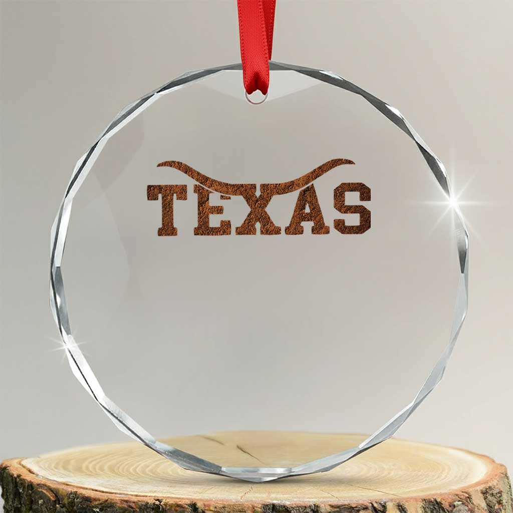 Texas Cowboys Crystal Glass Ornament Retro Western American TS10 Transparent Glass 3'' Circle Print Your Wear