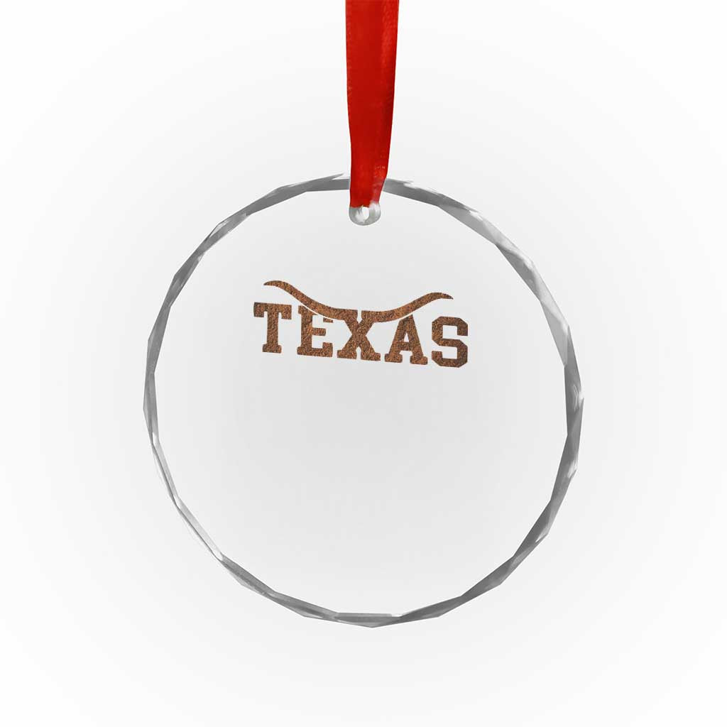 Texas Cowboys Crystal Glass Ornament Retro Western American TS10 Print Your Wear