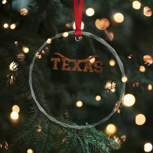 Texas Cowboys Crystal Glass Ornament Retro Western American TS10 Print Your Wear