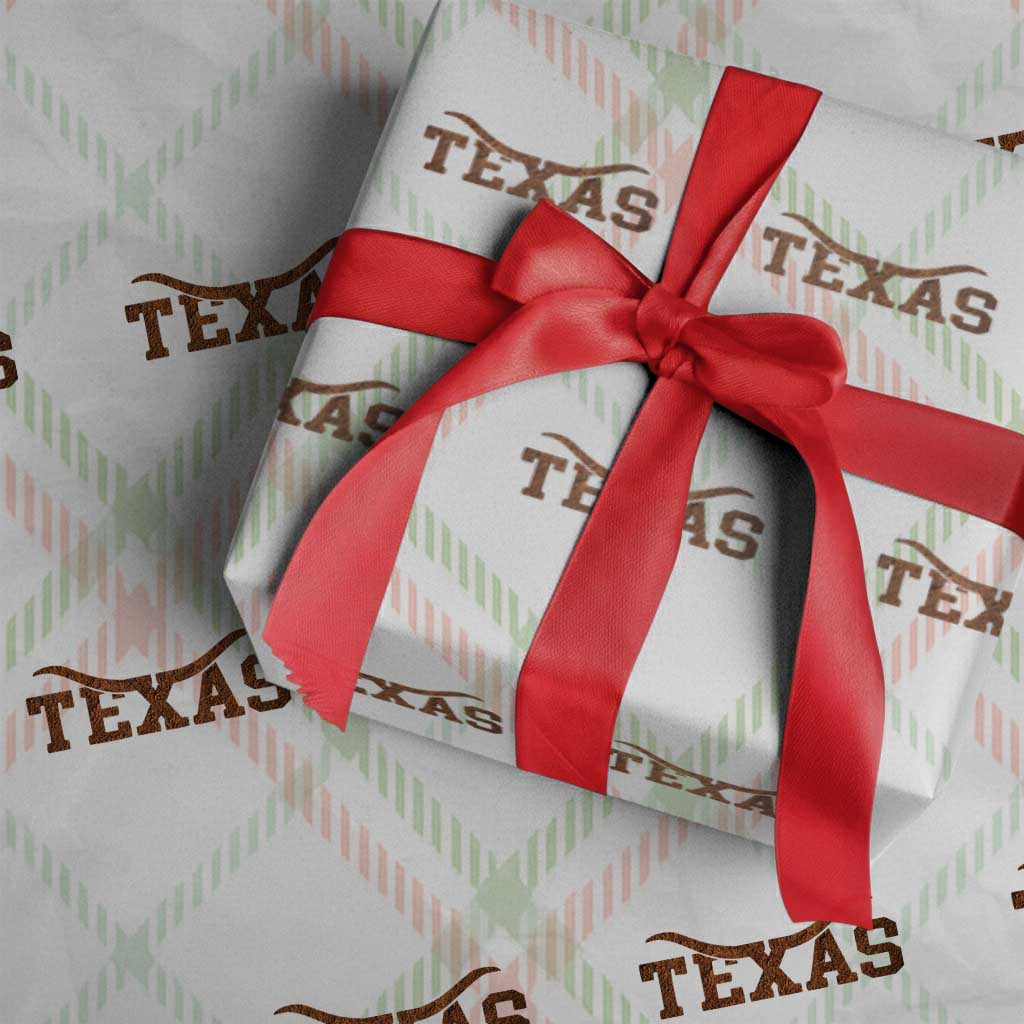Texas Cowboys Wrapping Paper Roll Retro Western American TS10 Christmas Plaid Print Your Wear
