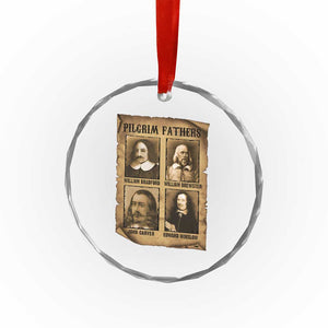 Thanksgiving Pilgrim Fathers Crystal Glass Ornament Plymouth Colony Massachusetts History TS11 Print Your Wear