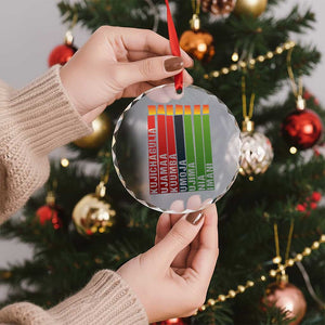 The 7 Principles Of Kwanzaa Crystal Glass Ornament Kinara Candles African Heritage TS11 Print Your Wear