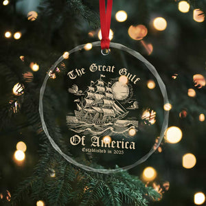 The Great Gulf Of USA Crystal Glass Ornament Established in 2025 TS02 Print Your Wear