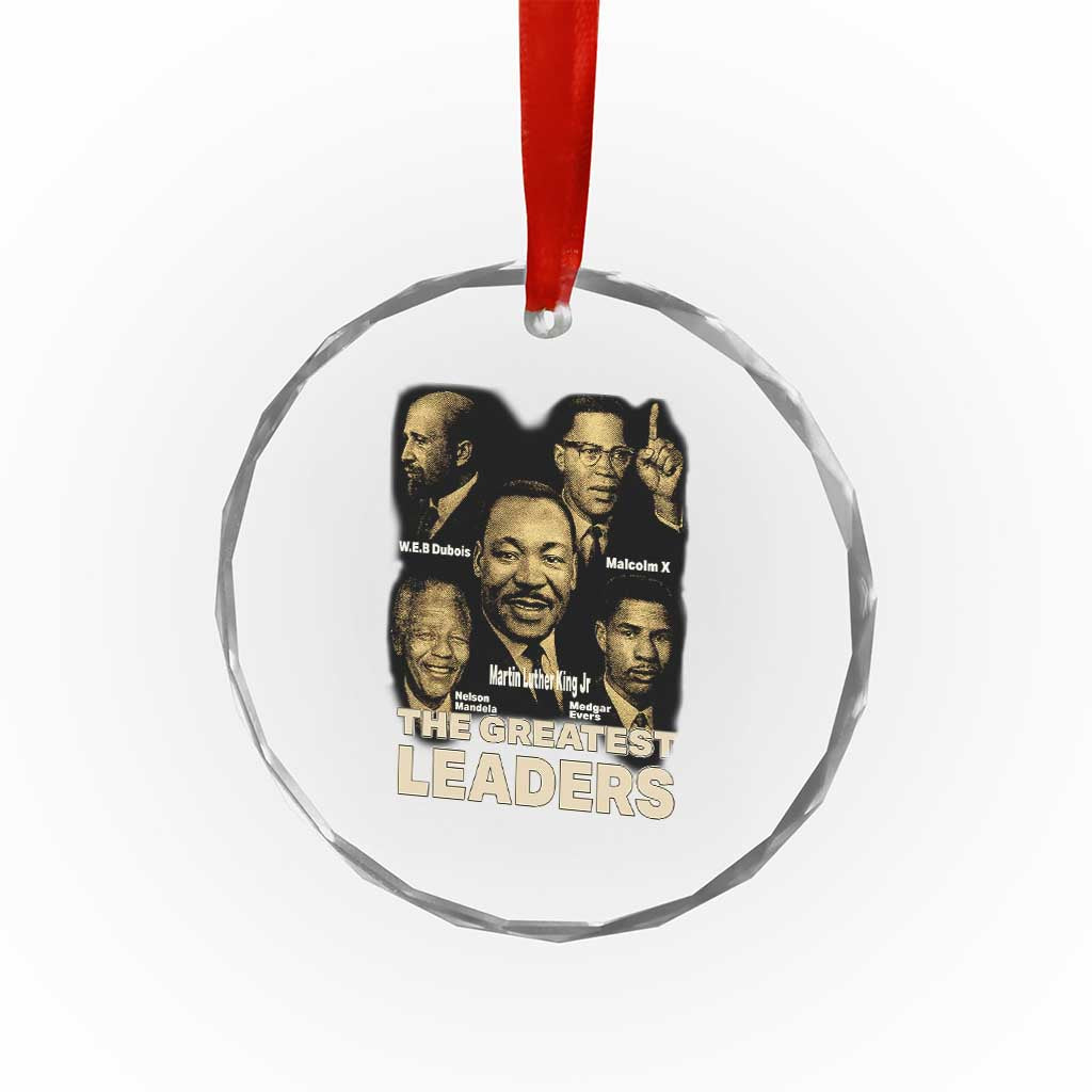 The Greatest Black Leaders Tribute Crystal Glass Ornament Civil Rights Icons Legacy TS02 Print Your Wear
