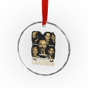 The Greatest Black Leaders Tribute Crystal Glass Ornament Civil Rights Icons Legacy TS02 Print Your Wear