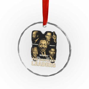 The Greatest Black Leaders Tribute Crystal Glass Ornament Civil Rights Icons Legacy TS02 Print Your Wear