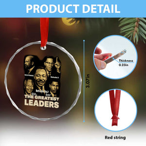 The Greatest Black Leaders Tribute Crystal Glass Ornament Civil Rights Icons Legacy TS02 Print Your Wear