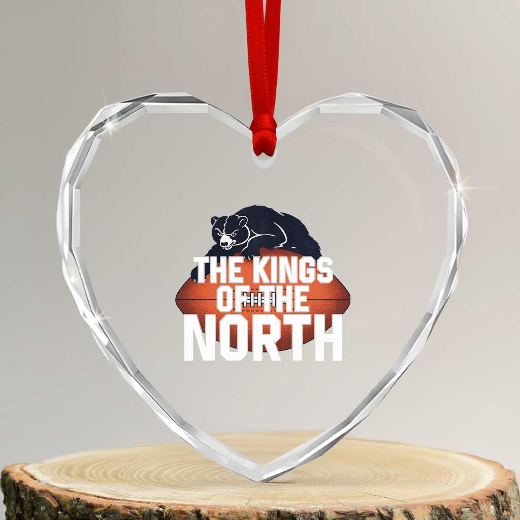 The Kings Of The North Heart Crystal Glass Ornament CFB Lover TS12 Transparent Glass 3'' Heart Print Your Wear