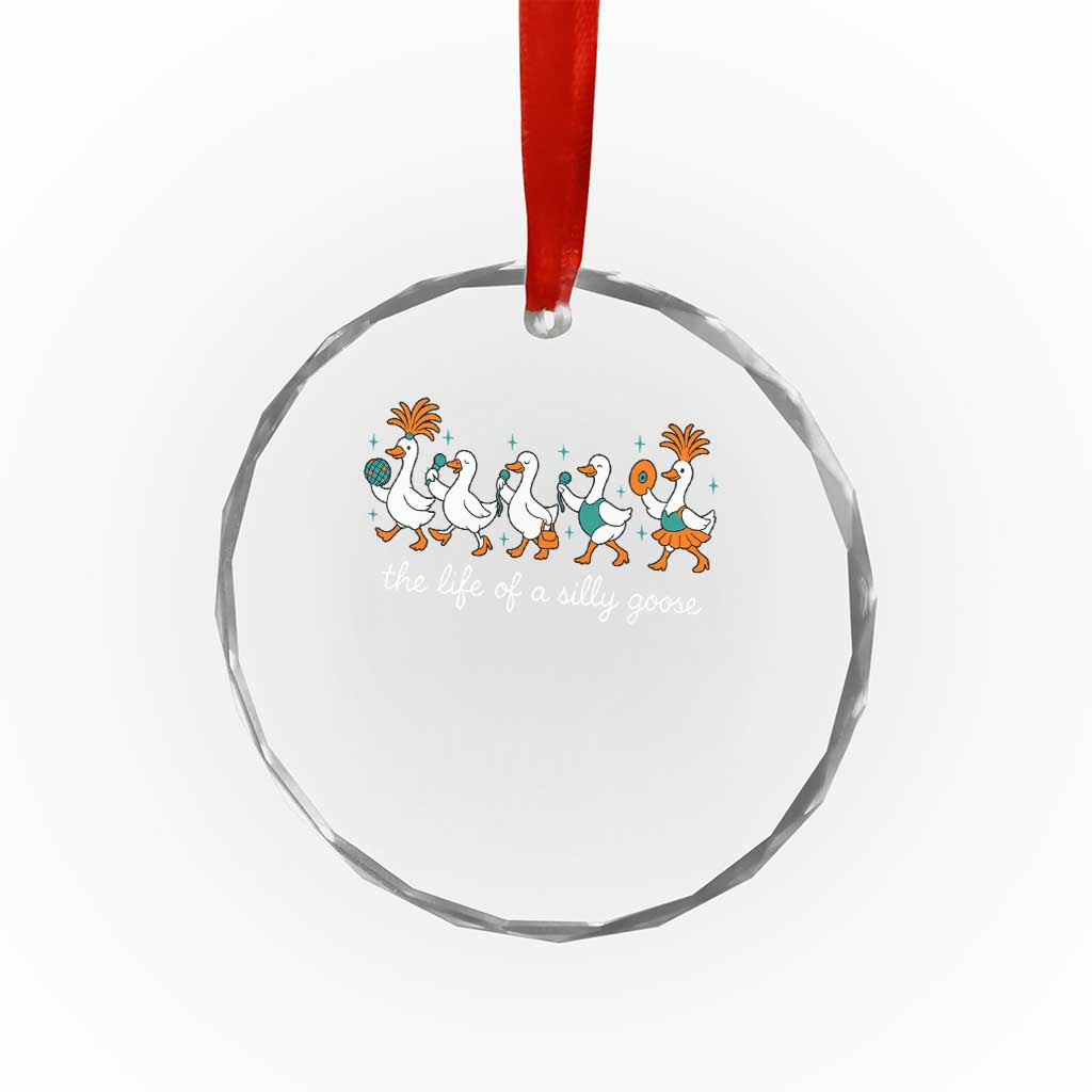 The Life Of A Silly Goose Crystal Glass Ornament Funny Concert Outfit Country Music Fan TS10 Print Your Wear
