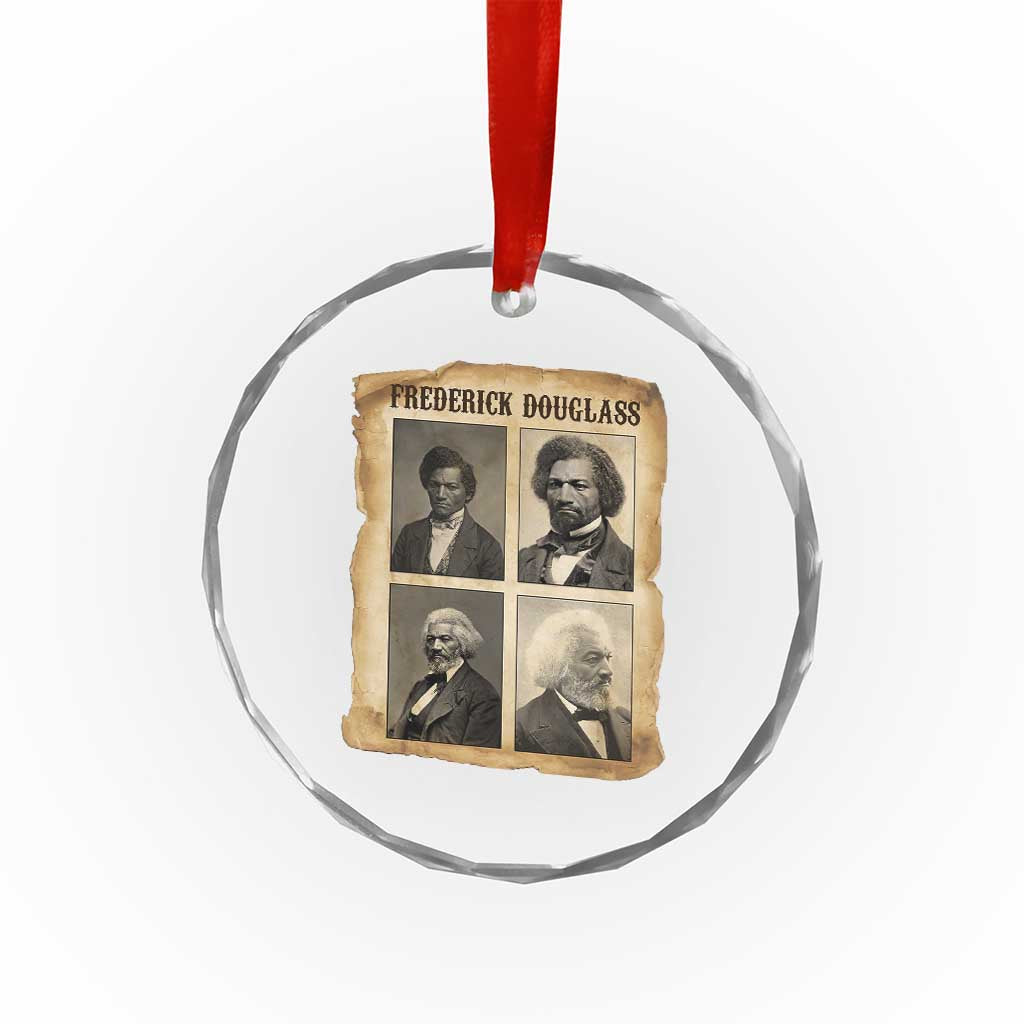 The Life Of Frederick Douglass Crystal Glass Ornament Historical Black History TS12 Print Your Wear