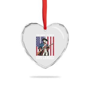 The Maye Flower Has Landed Heart Crystal Glass Ornament Funny Minutemen Football Fan TS11 Print Your Wear