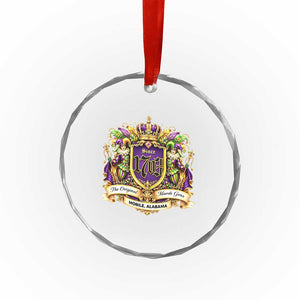 The Original Mardi Gras Mobile Alabama Since 1703 Crystal Glass Ornament Funny Carnival TS11 Print Your Wear