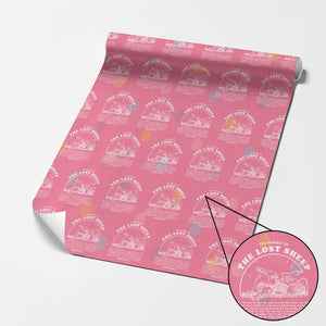 The Parable Of The Lost Sheep Wrapping Paper Roll Christian Bible Verse TS11 Pink Print Your Wear