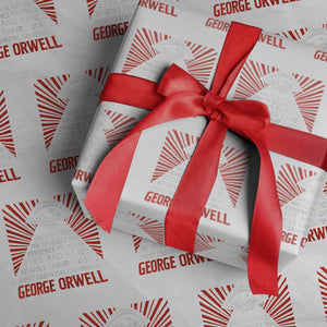 The Party Told You To Reject The Evidence Of Your Eyes Wrapping Paper Roll Protest Inequality George Orwell TS10 White Print Your Wear