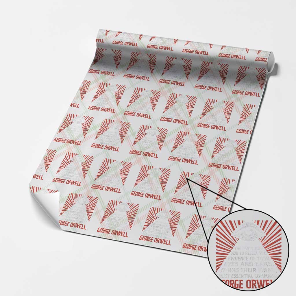 The Party Told You To Reject The Evidence Of Your Eyes Wrapping Paper Roll Protest Inequality George Orwell TS10 Christmas Plaid Print Your Wear