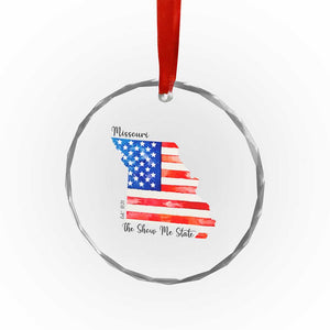 The Show Me State Est 1821 Crystal Glass Ornament Proud Missourian Gift TS12 Print Your Wear