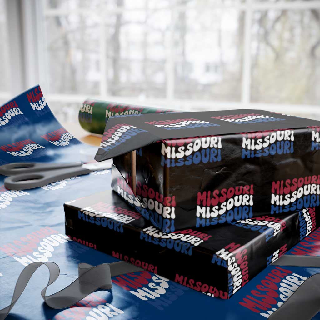 The Show Me State Pride Wrapping Paper Roll Gift For Missouri Lovers TS12 Black Print Your Wear