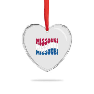 The Show Me State Pride Heart Crystal Glass Ornament Gift For Missouri Lovers TS12 Print Your Wear